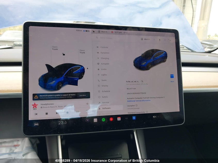 2020 Tesla Model 3 VIN: 5YJ3E1EA3LF715432 Lot: 40058289