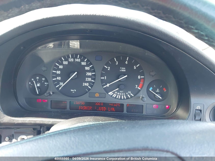 1998 BMW 528 I VIN: WBADD42000BV12420 Lot: 40058860