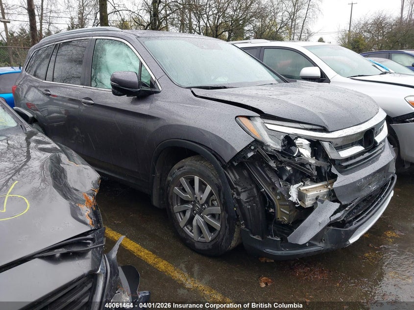 2021 Honda Pilot Black VIN: 5FNYF6H78MB502400 Lot: 40061464