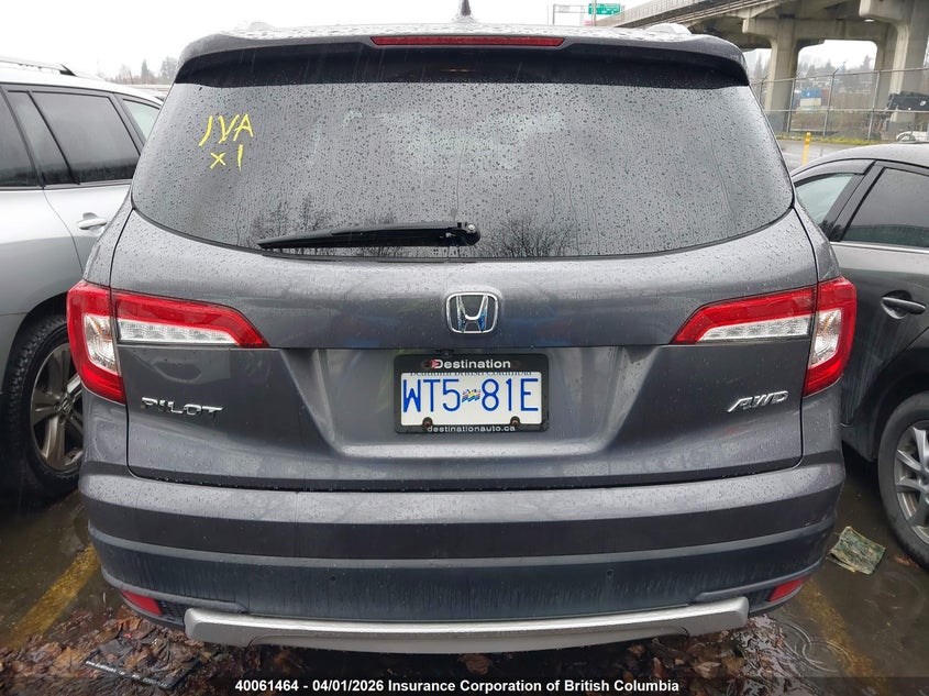 2021 Honda Pilot Black VIN: 5FNYF6H78MB502400 Lot: 40061464