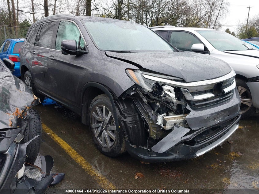 2021 Honda Pilot Black VIN: 5FNYF6H78MB502400 Lot: 40061464