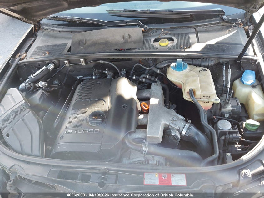 2003 Audi A4 VIN: WAUJC68EX3A398330 Lot: 40062500