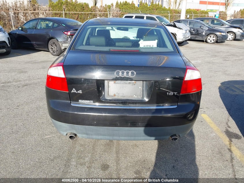 2003 Audi A4 VIN: WAUJC68EX3A398330 Lot: 40062500