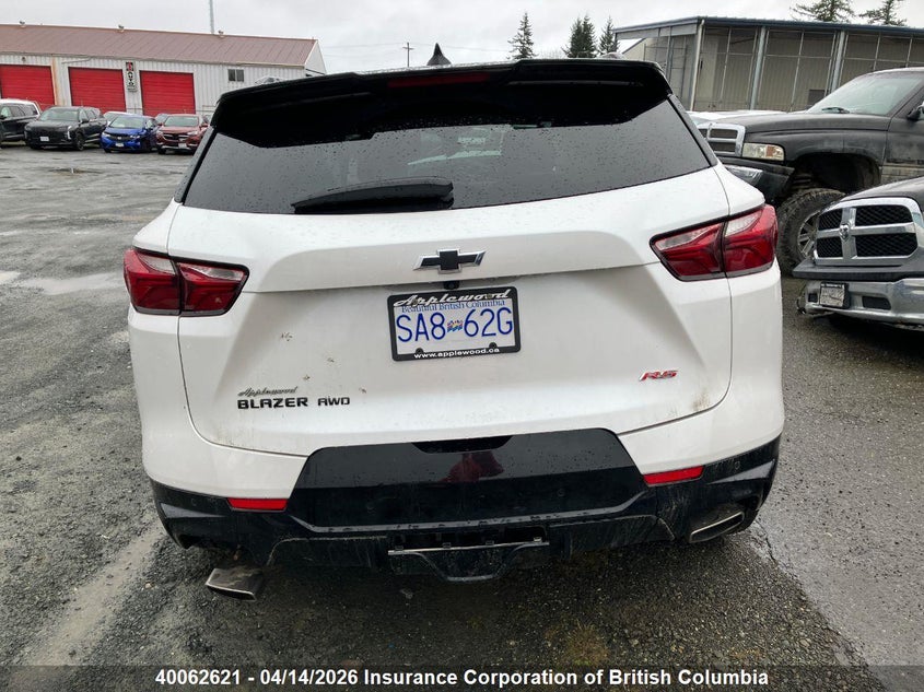 2022 Chevrolet Blazer Rs VIN: 3GNKBKRS5NS237707 Lot: 40062621