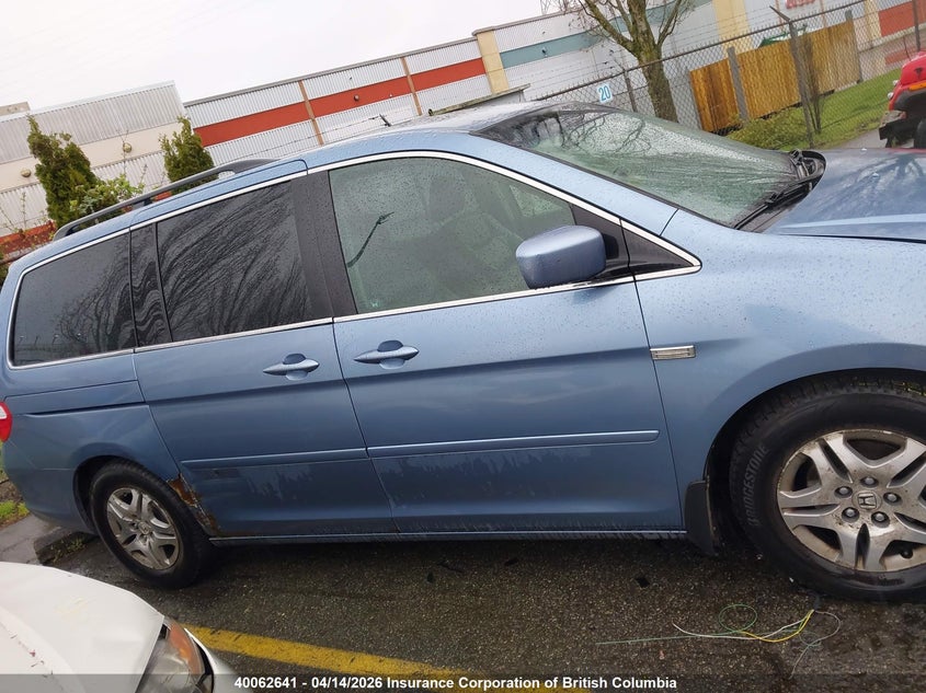 2006 Honda Odyssey Exl VIN: 5FNRL38756B500246 Lot: 40062641