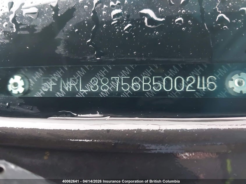 2006 Honda Odyssey Exl VIN: 5FNRL38756B500246 Lot: 40062641