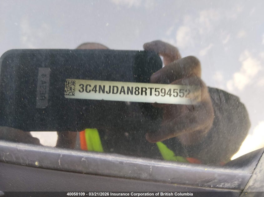 2024 Jeep Compass Sport VIN: 3C4NJDAN8RT594552 Lot: 40058109