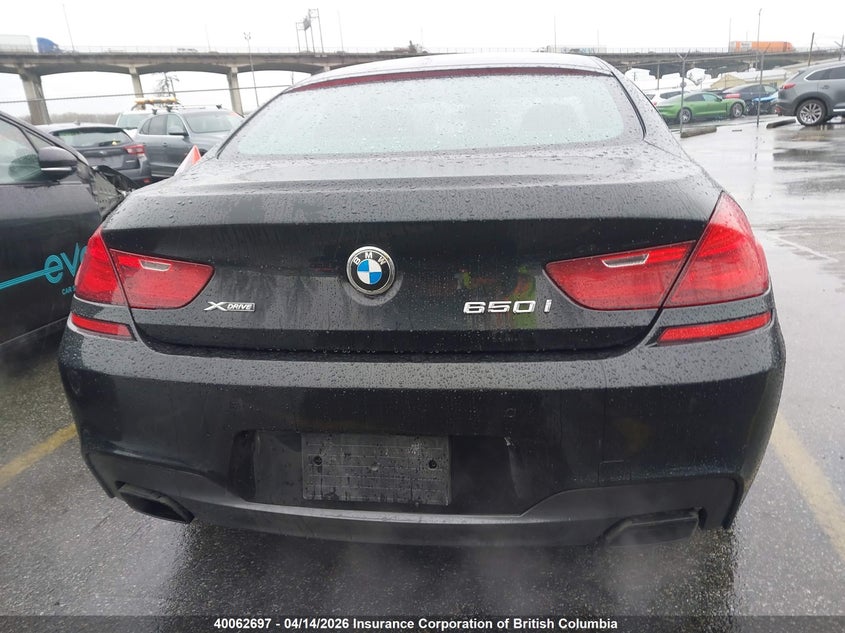 2016 BMW 650I VIN: WBA6D6C59GG387767 Lot: 40062697