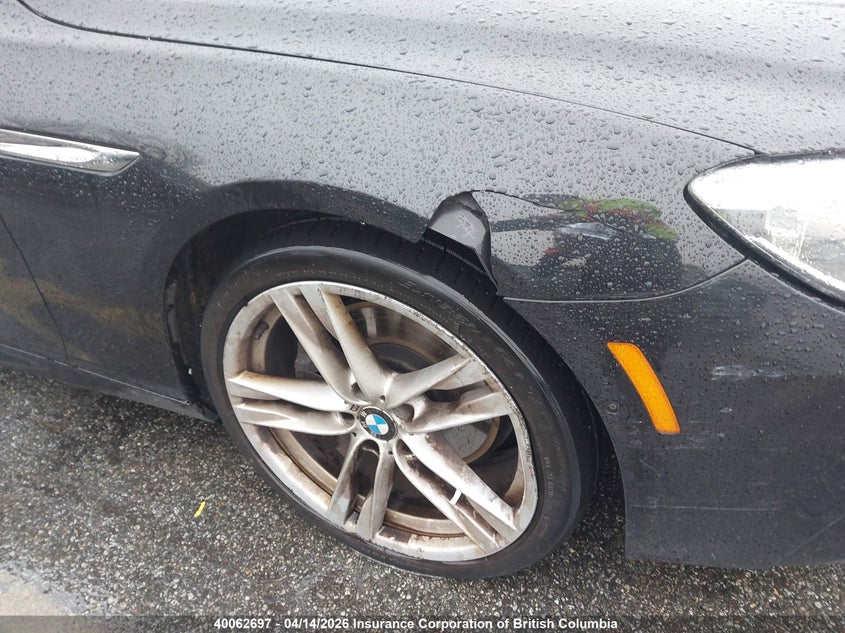 2016 BMW 650I VIN: WBA6D6C59GG387767 Lot: 40062697