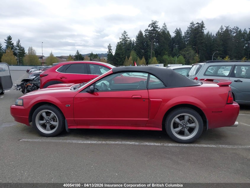 2002 Ford Mustang Gt VIN: 1FAFP45X22F231863 Lot: 40054100