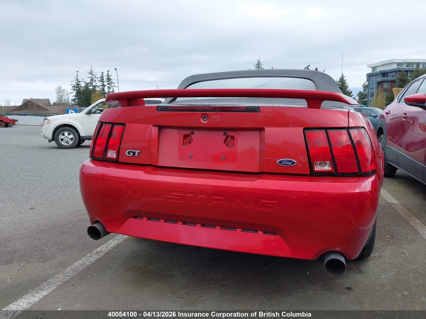 2002 Ford Mustang Gt VIN: 1FAFP45X22F231863 Lot: 40054100