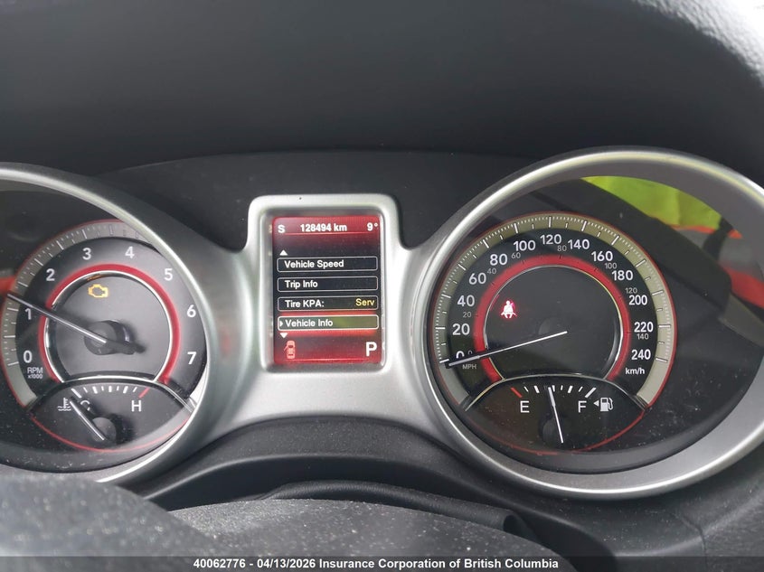 2014 Dodge Journey Sxt VIN: 3C4PDCCG8ET208795 Lot: 40062776