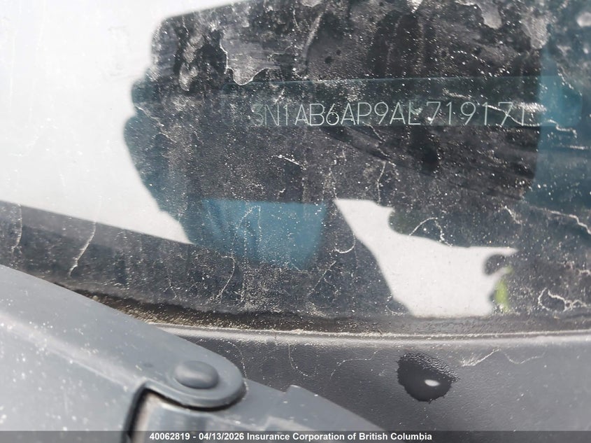 2010 Nissan Sentra 2.0/2.0S/Sr/2.0Sl VIN: 3N1AB6AP9AL719171 Lot: 40062819