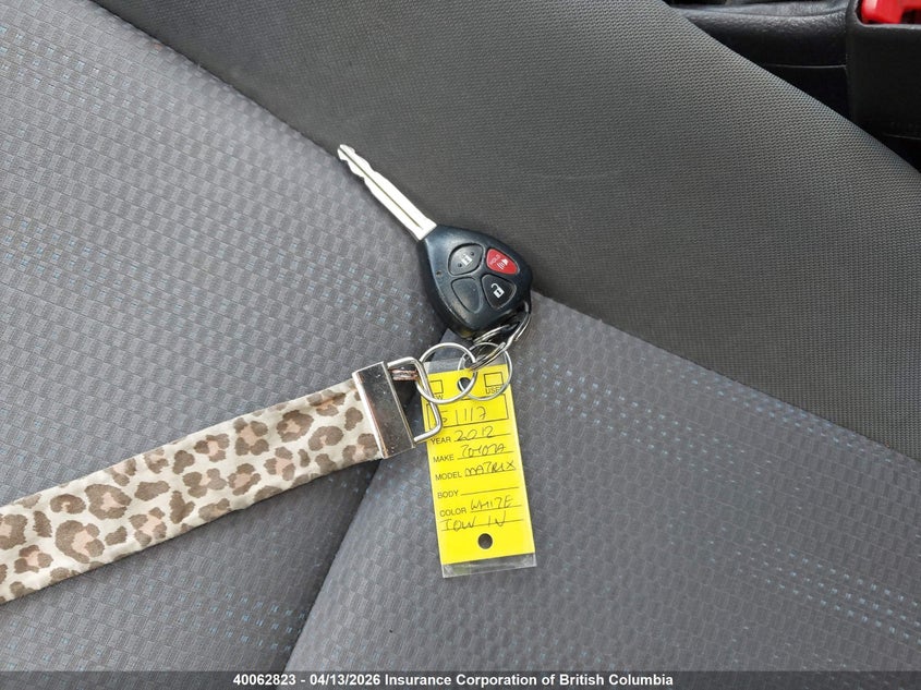 2012 Toyota Corolla Matrix VIN: 2T1KU4EE5CC802403 Lot: 40062823