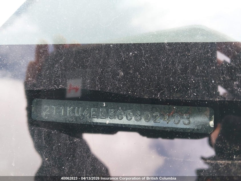 2012 Toyota Corolla Matrix VIN: 2T1KU4EE5CC802403 Lot: 40062823