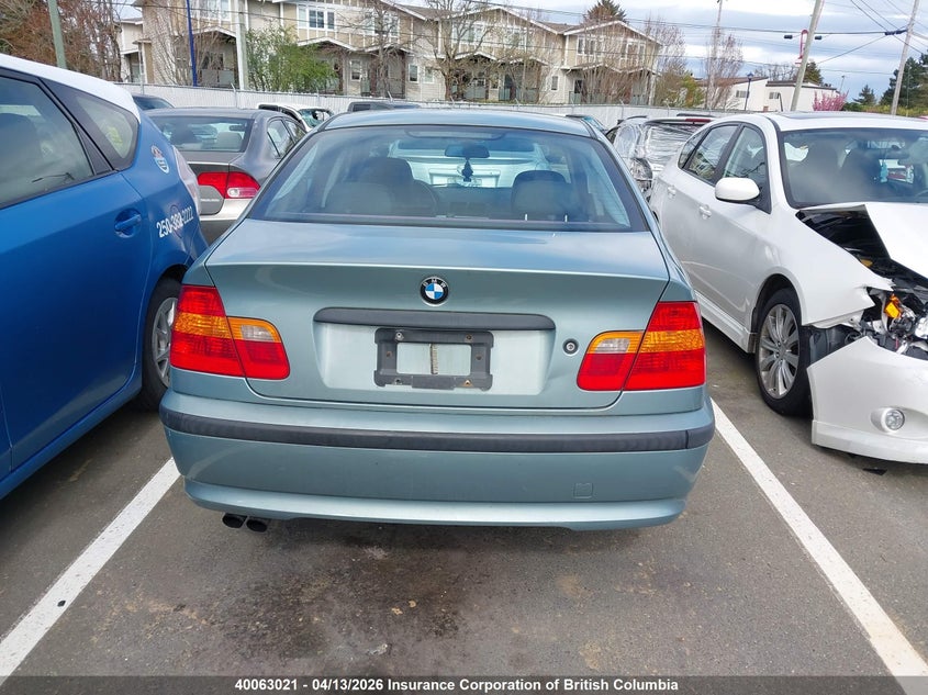2002 BMW 320I VIN: WBAEV13412KL20427 Lot: 40063021