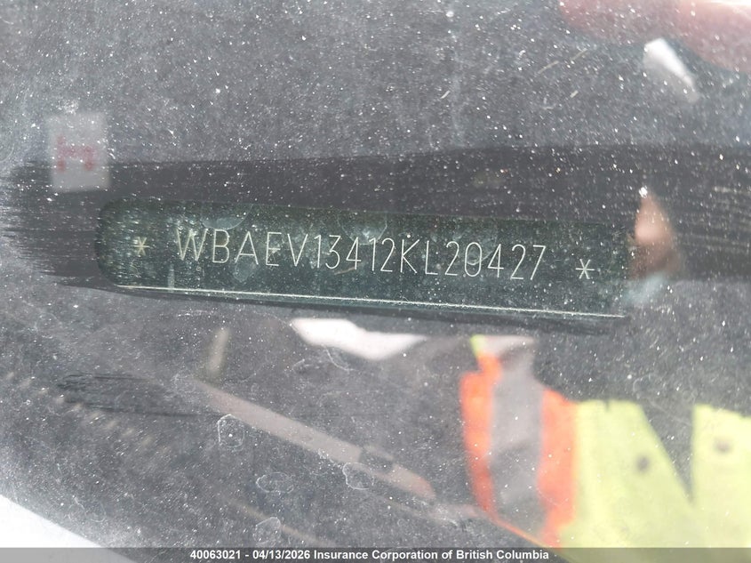 2002 BMW 320I VIN: WBAEV13412KL20427 Lot: 40063021