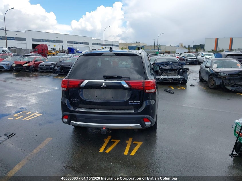 2018 Mitsubishi Outlander Se/Gt VIN: JA4J24A54JZ614217 Lot: 40063063