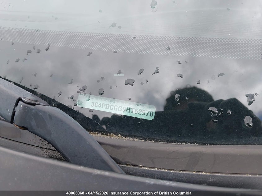 2017 Dodge Journey Crossroad VIN: 3C4PDCGG9HT629701 Lot: 40063068