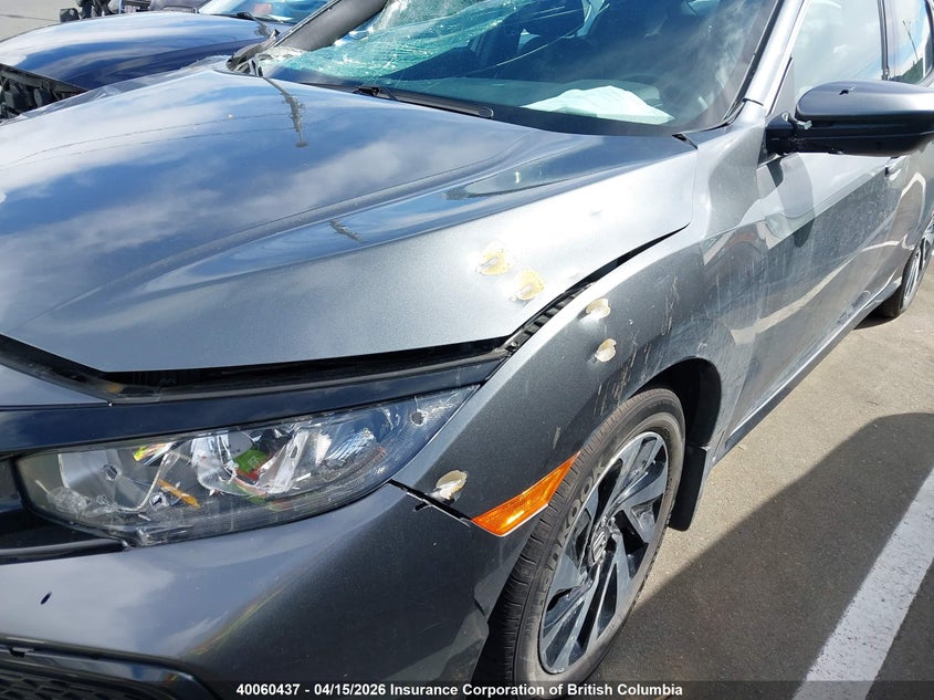 2019 Honda Civic Lx VIN: SHHFK7H30KU304220 Lot: 40060437