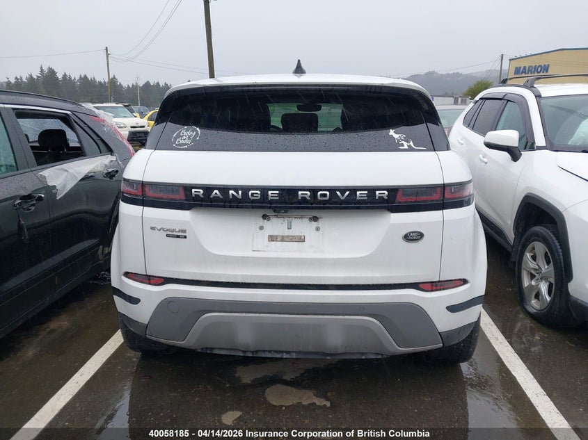 2020 Land Rover Range Rover Evoque Se VIN: SALZP2FX5LH087377 Lot: 40058185