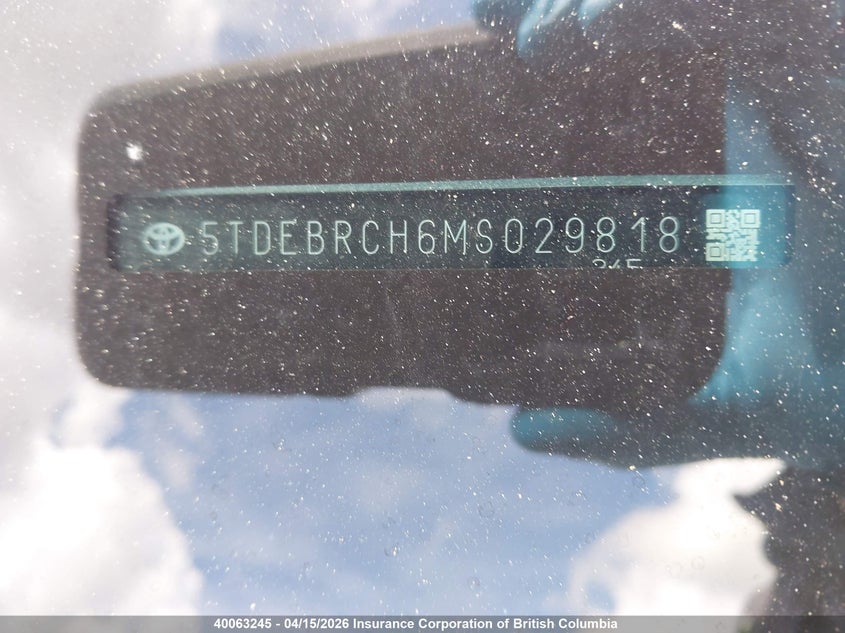 2021 Toyota Highlander Hybrid Platinum VIN: 5TDEBRCH6MS029818 Lot: 40063245