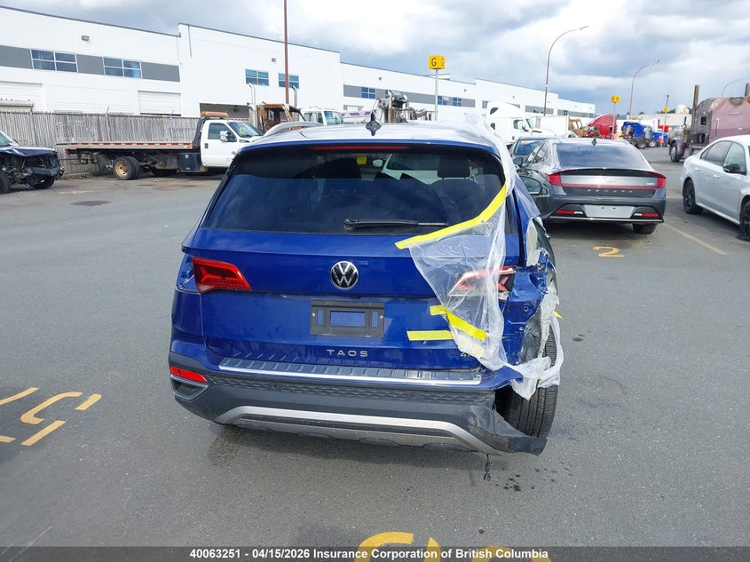 2023 Volkswagen Taos VIN: 3VV2X7B27PM350343 Lot: 40063251