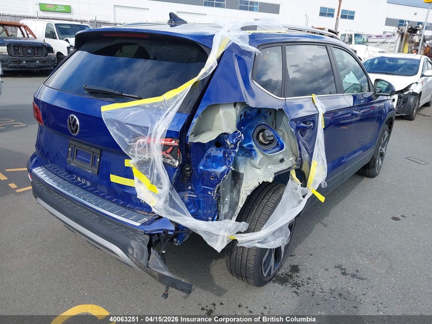 2023 Volkswagen Taos VIN: 3VV2X7B27PM350343 Lot: 40063251