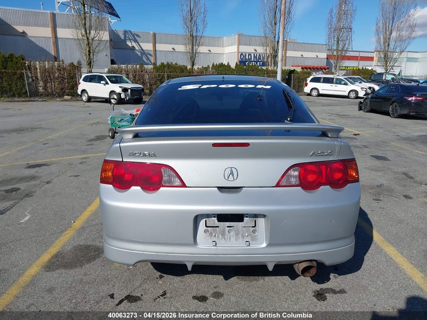2004 Acura Rsx VIN: JH4DC54864S800316 Lot: 40063273