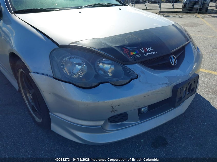2004 Acura Rsx VIN: JH4DC54864S800316 Lot: 40063273