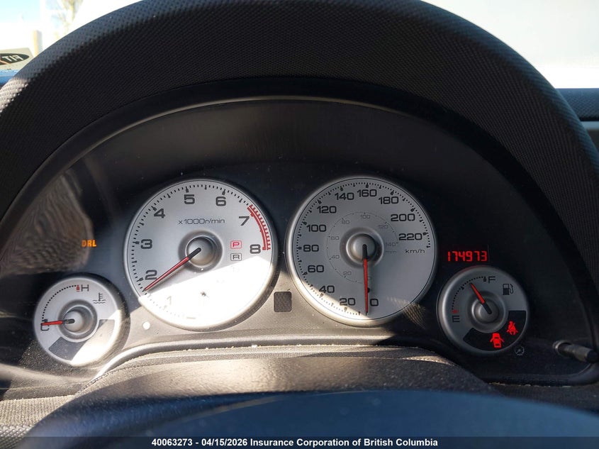 2004 Acura Rsx VIN: JH4DC54864S800316 Lot: 40063273