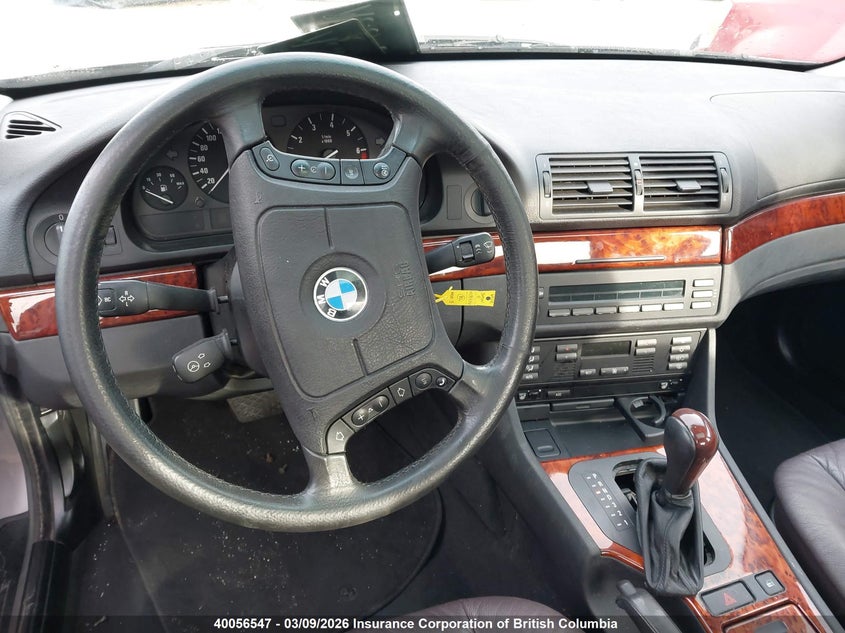 1998 BMW 528 I Automatic VIN: WBADD6323WBW30837 Lot: 40056547