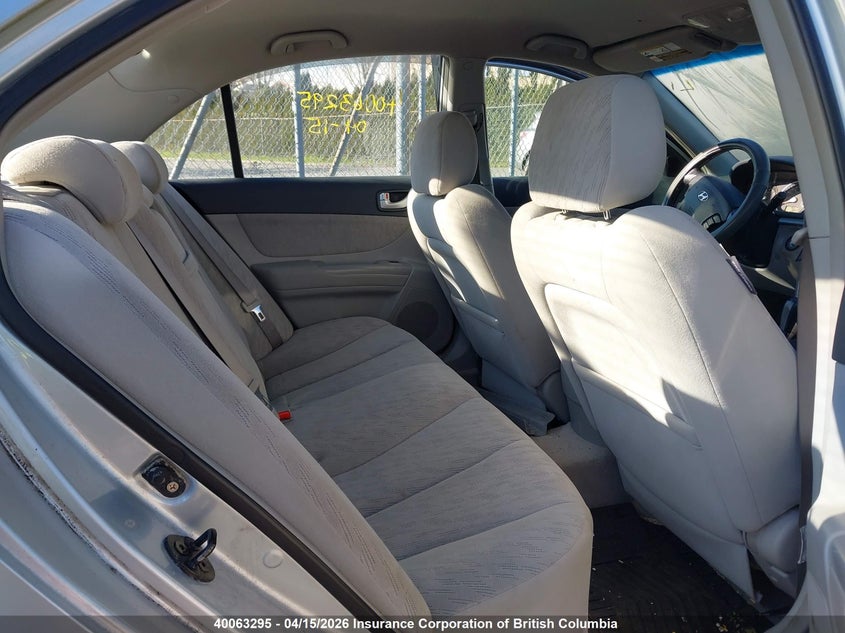 2006 Hyundai Sonata Gl VIN: KMHET46CX6A157149 Lot: 40063295