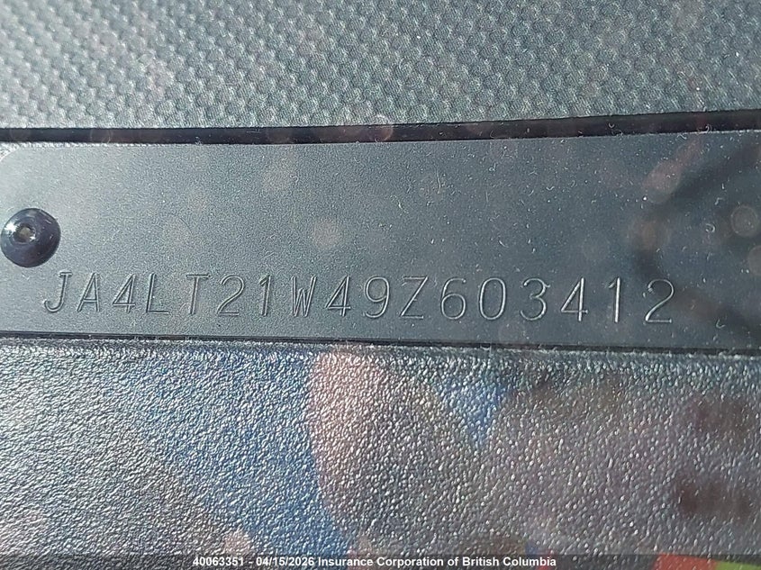 2009 Mitsubishi Outlander Es VIN: JA4LT21W49Z603412 Lot: 40063351