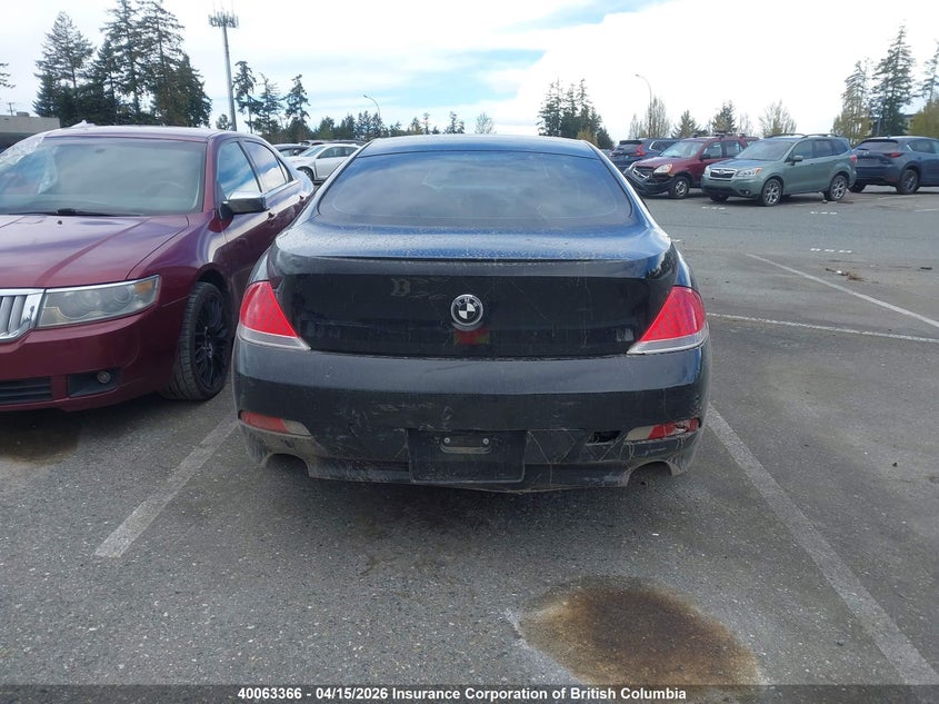 2004 BMW 645Ci VIN: WBAEH73444B190351 Lot: 40063366