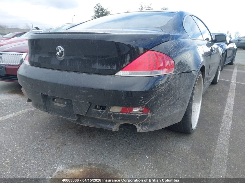 2004 BMW 645Ci VIN: WBAEH73444B190351 Lot: 40063366