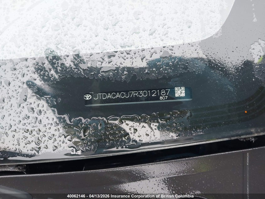 2024 Toyota Prius Prime Se/Xse/Xse Premium VIN: JTDACACU7R3012187 Lot: 40062146