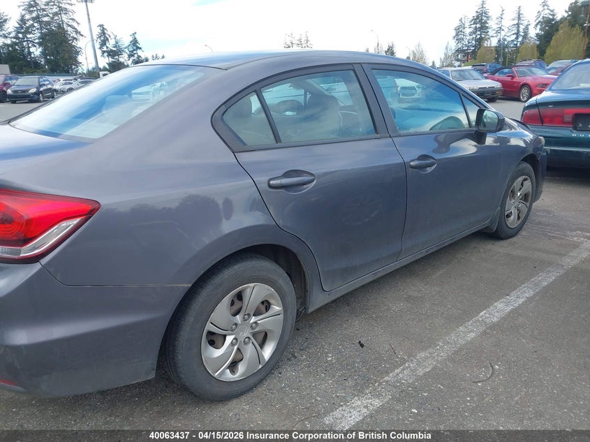 2014 Honda Civic VIN: 2HGFB2F42EH010771 Lot: 40063437