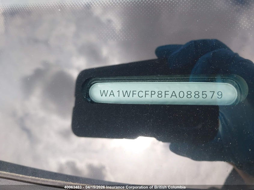 2015 Audi Q5 VIN: WA1WFCFP8FA088579 Lot: 40063483