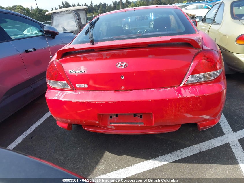 2006 Hyundai Tiburon Gs VIN: KMHHM65D66U188557 Lot: 40063561