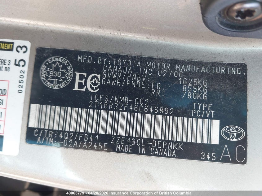 1993 Toyota Mr2 VIN: JT2SW21M3P0018211 Lot: 40063779