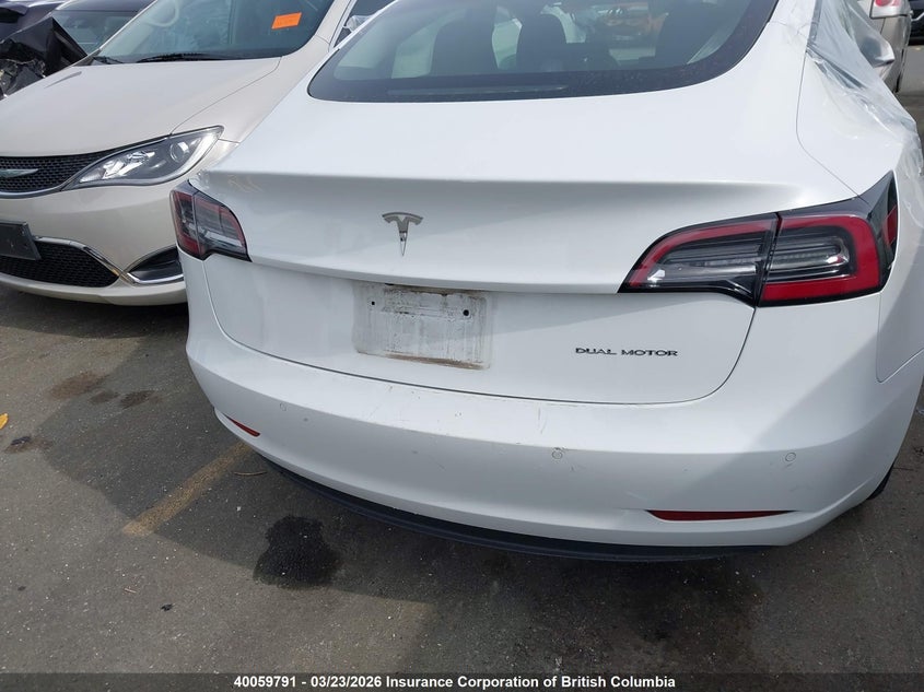 2022 Tesla Model 3 VIN: 5YJ3E1EB0NF275939 Lot: 40059791