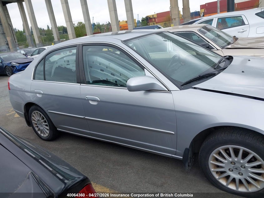 2002 Acura 1.7El Premium VIN: 2HHES36822H005789 Lot: 40064360