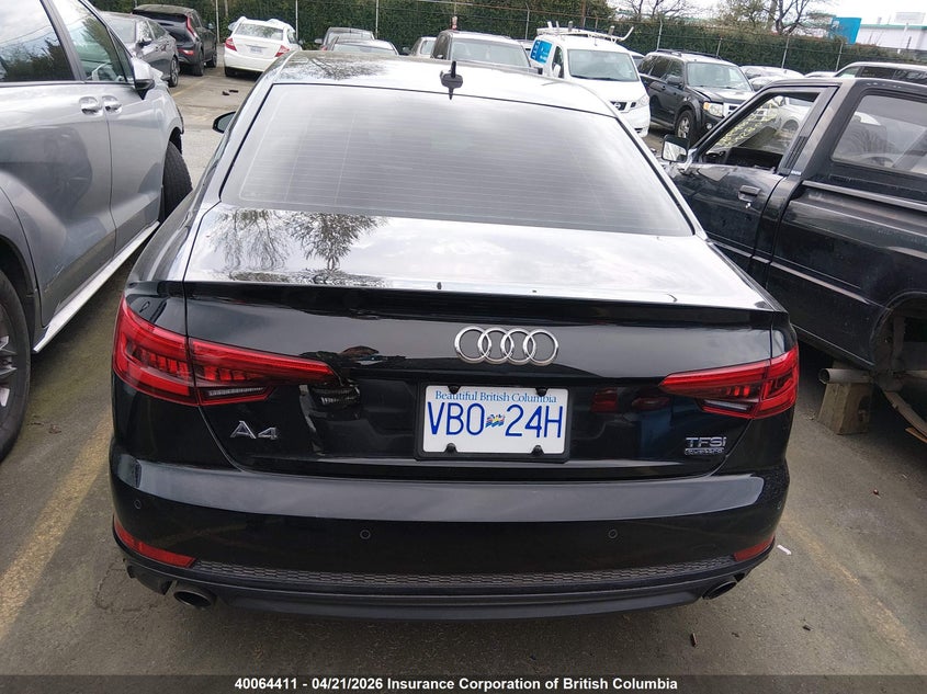 2017 Audi A4 Prestige VIN: WAUFNAF47HN046626 Lot: 40064411