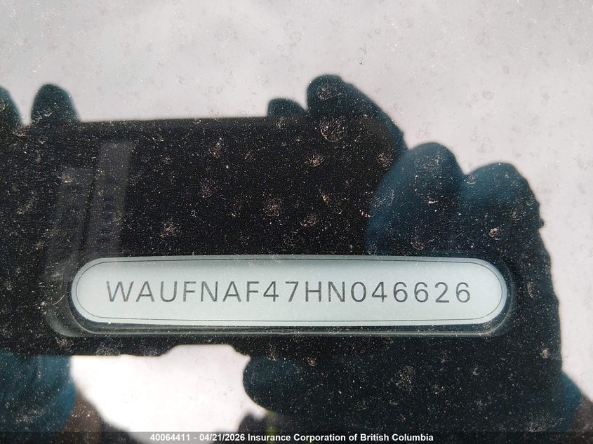 2017 Audi A4 Prestige VIN: WAUFNAF47HN046626 Lot: 40064411