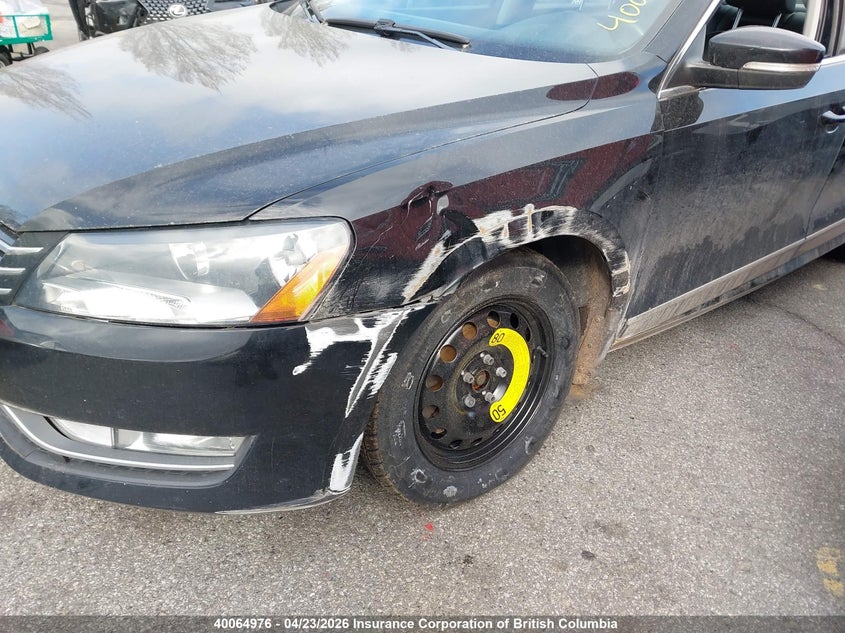 2013 Volkswagen Passat Sel VIN: 1VWCN7A39DC145443 Lot: 40064976