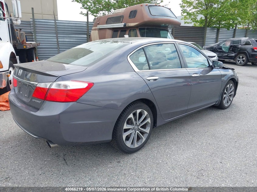 Vin: 1hgcr2f51ea810192, lot: 30079919, honda accord sport 20144