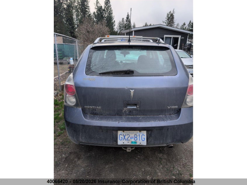 2009 Pontiac Vibe VIN: 5Y2SL67829Z477150 Lot: 40066420