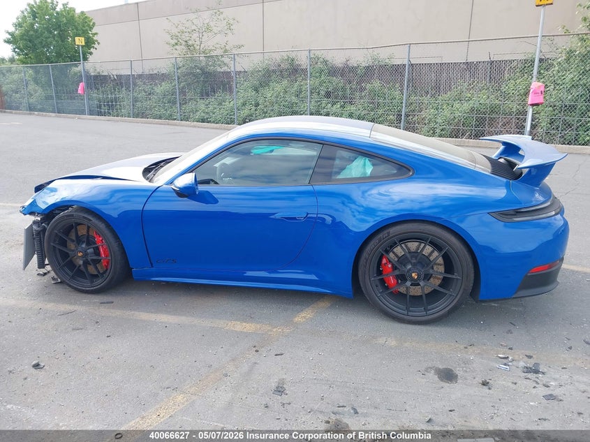 2025 Porsche 911 VIN: WP0AB2A96SS225117 Lot: 40066627