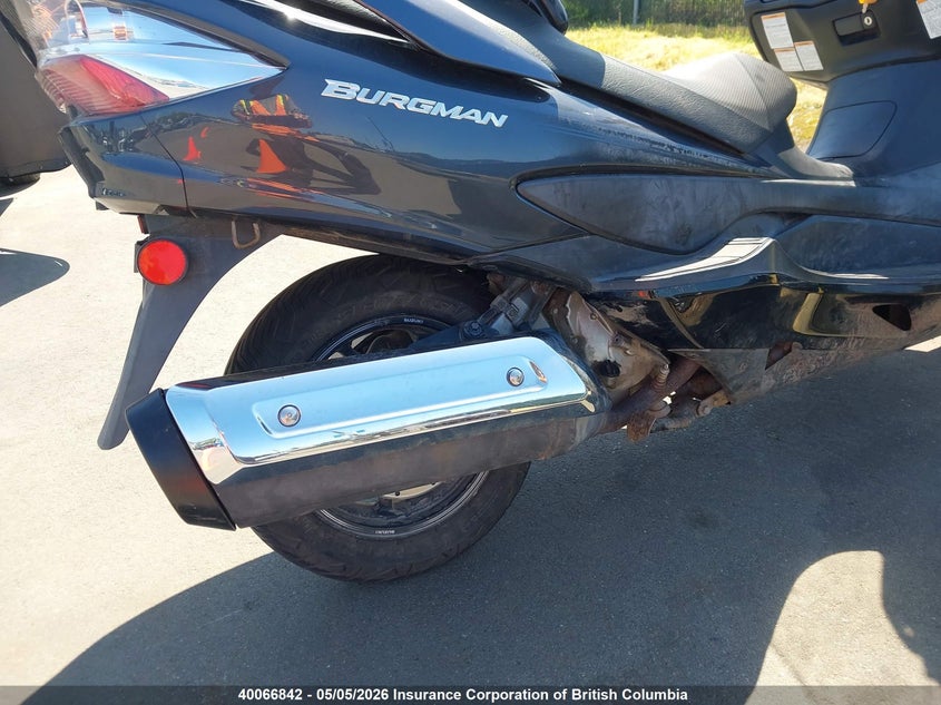 2012 Suzuki An400 A VIN: JS1CK44B7C2100142 Lot: 40066842